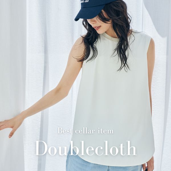【PICK UP ITEMS】ベストセラーのダブルクロスシリーズからノースリーブが登場！