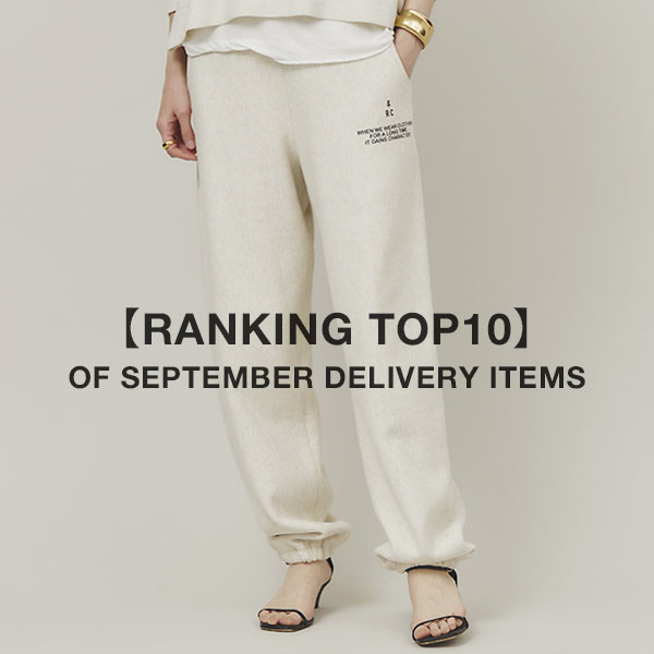 【PRE ORDER RANKING】of September Delivery Items