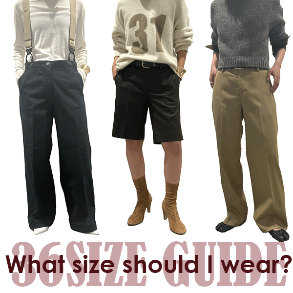 【サイズ選びに迷ったら?】STAFF “haruhi157cm”が履く36サイズパンツ。