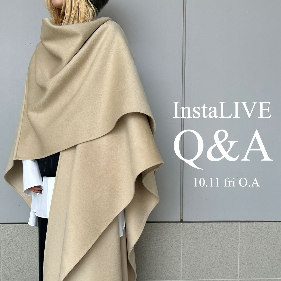 【TOTEM(トーテム）、LA COLLECTION（ラ コレクション】10月11日(金)開催_インスタライブご紹介アイテムとQ&A