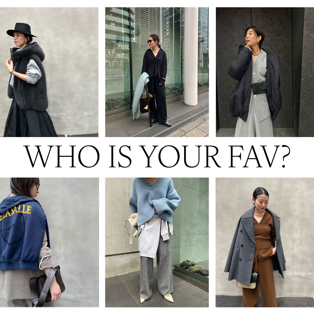 ［ WHO IS YOUR FAV？］STAFF forcus