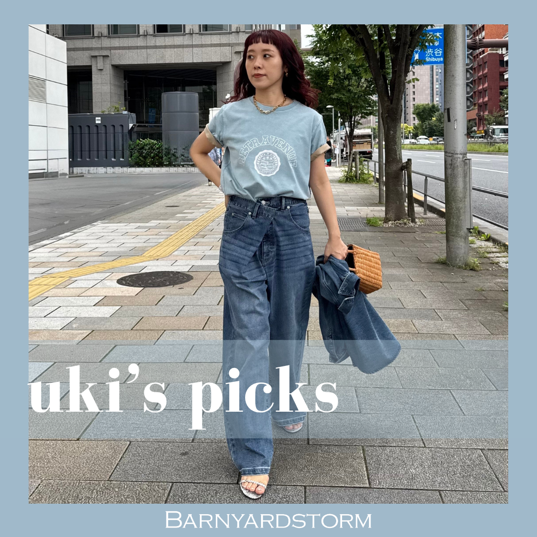 【 uki’s picks 】この夏着たい、カットソー・デニムの pre orde item をご紹介