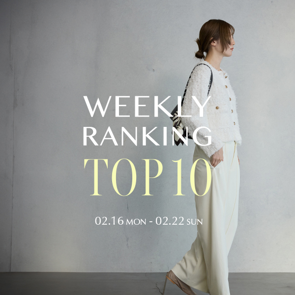 WEEKLY RANKING TOP10 先週の人気アイテムはこちら！