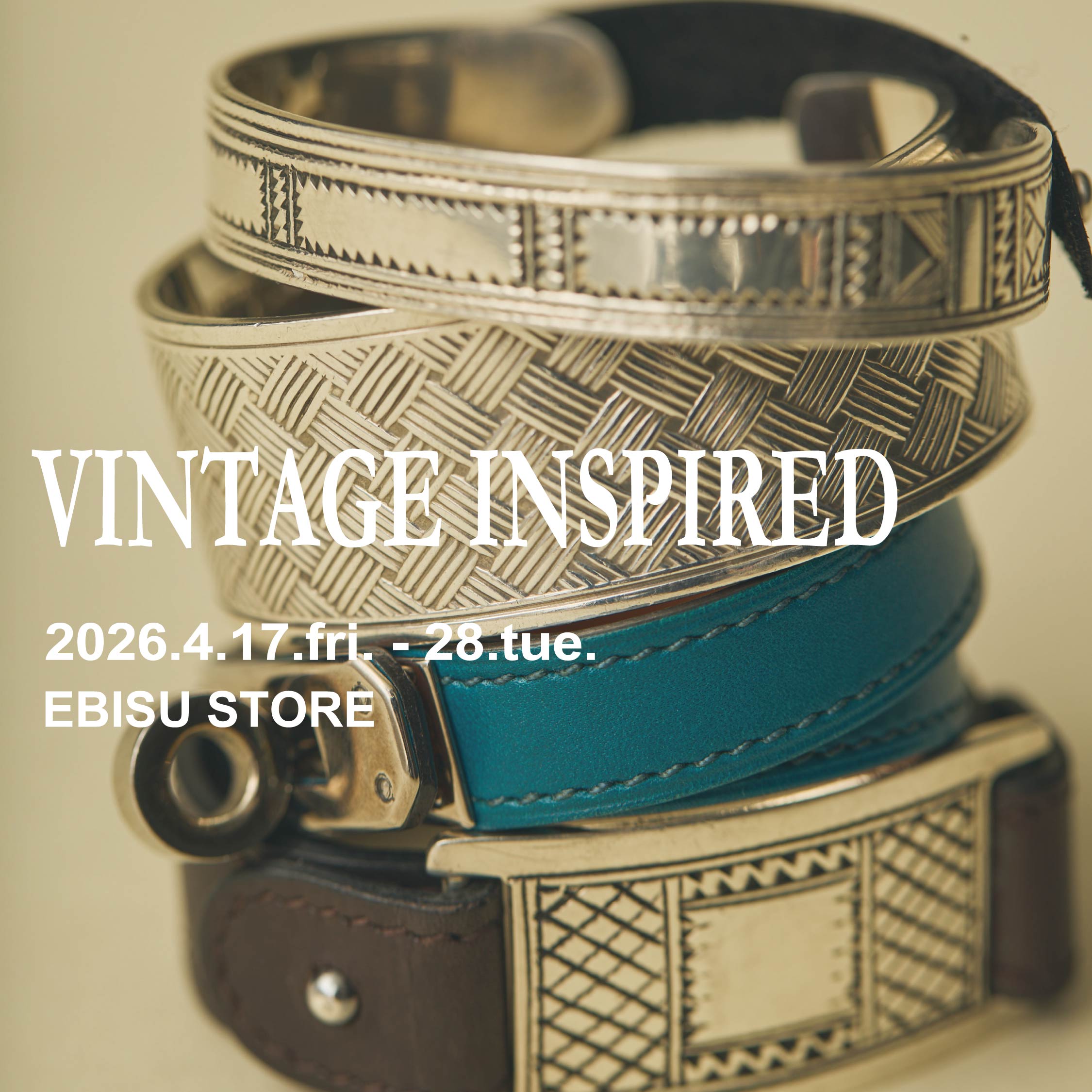 【Vintage Jewelry】恵比寿店限定で 4/17(金) より開催
