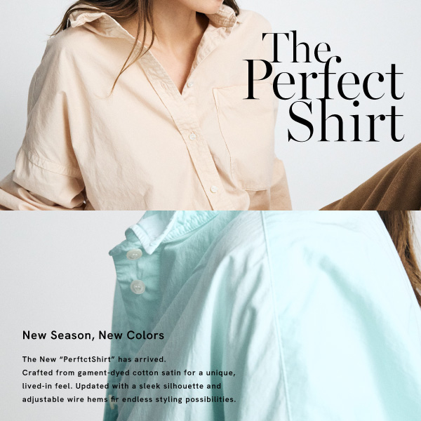 The PERFECT SHIRTS｜New Seazon,New Colors