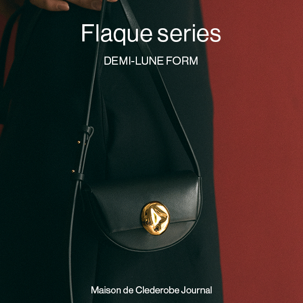 Flaque series — 水たまりが描く曲線。装いに寄り添うモダンな半月