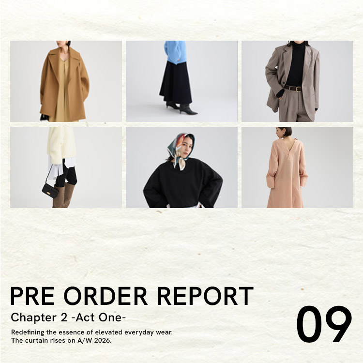 【PRE ORDER REPORT】 September by EC STAFF