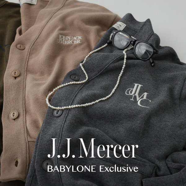 J.J.Mercer × BABYLONE｜気負わず羽織れてサマになる”本命”ニットソー